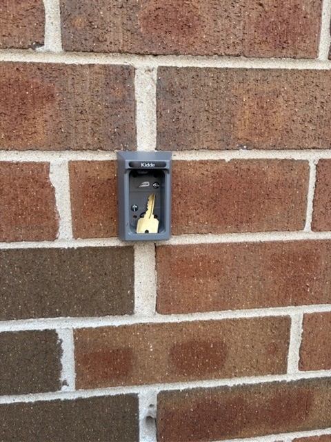 New lockbox installation
