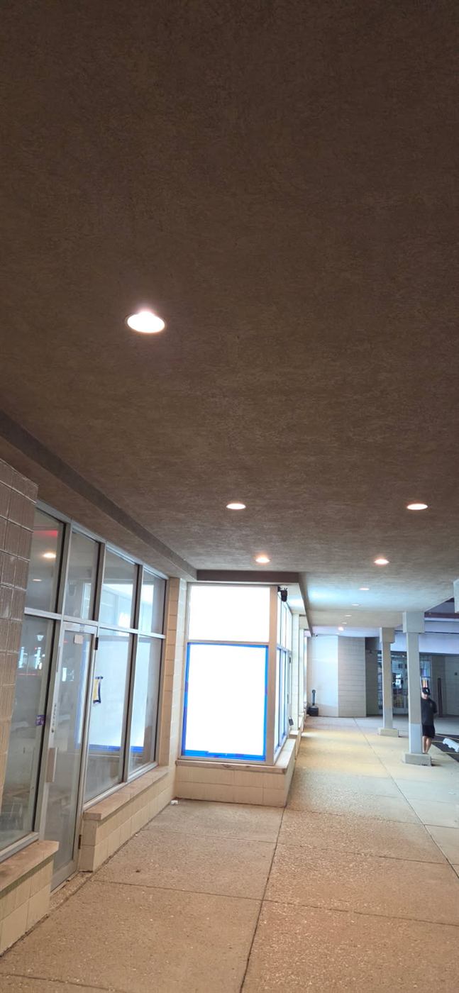 Under-canopy lights replaced