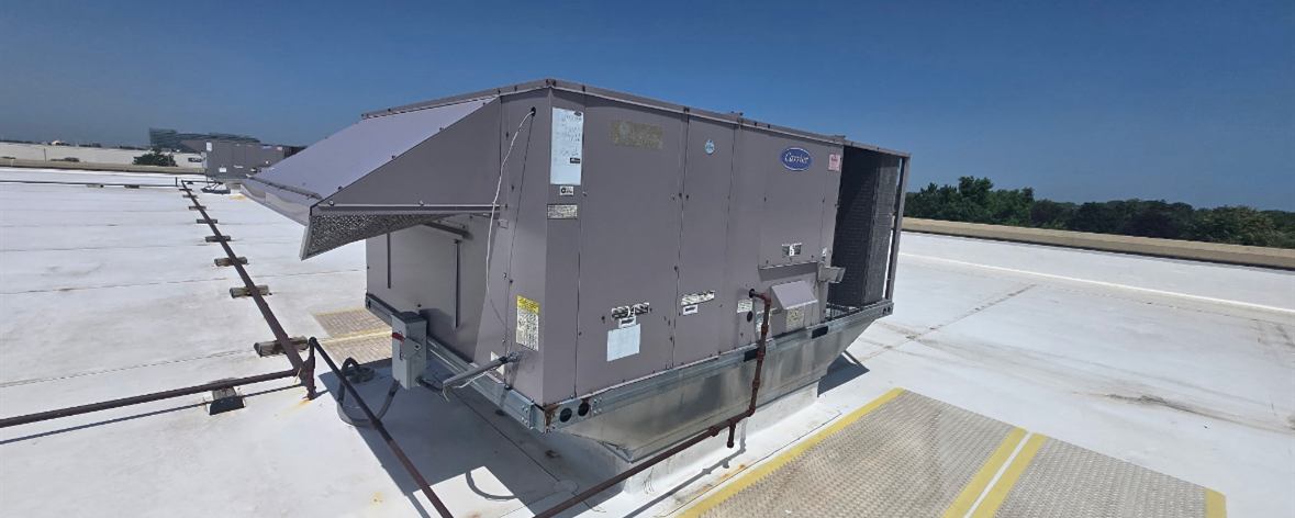 Rooftop HVAC maintenance
