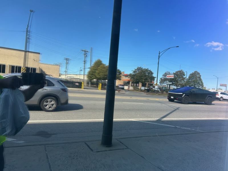 After: Graffiti removed from a sidewalk and pole