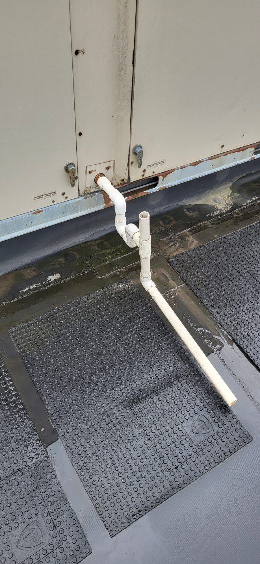 Roof inspection: rooftop equipment