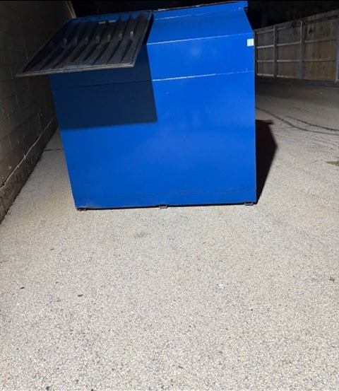 After: Fly-dumped pallet removed