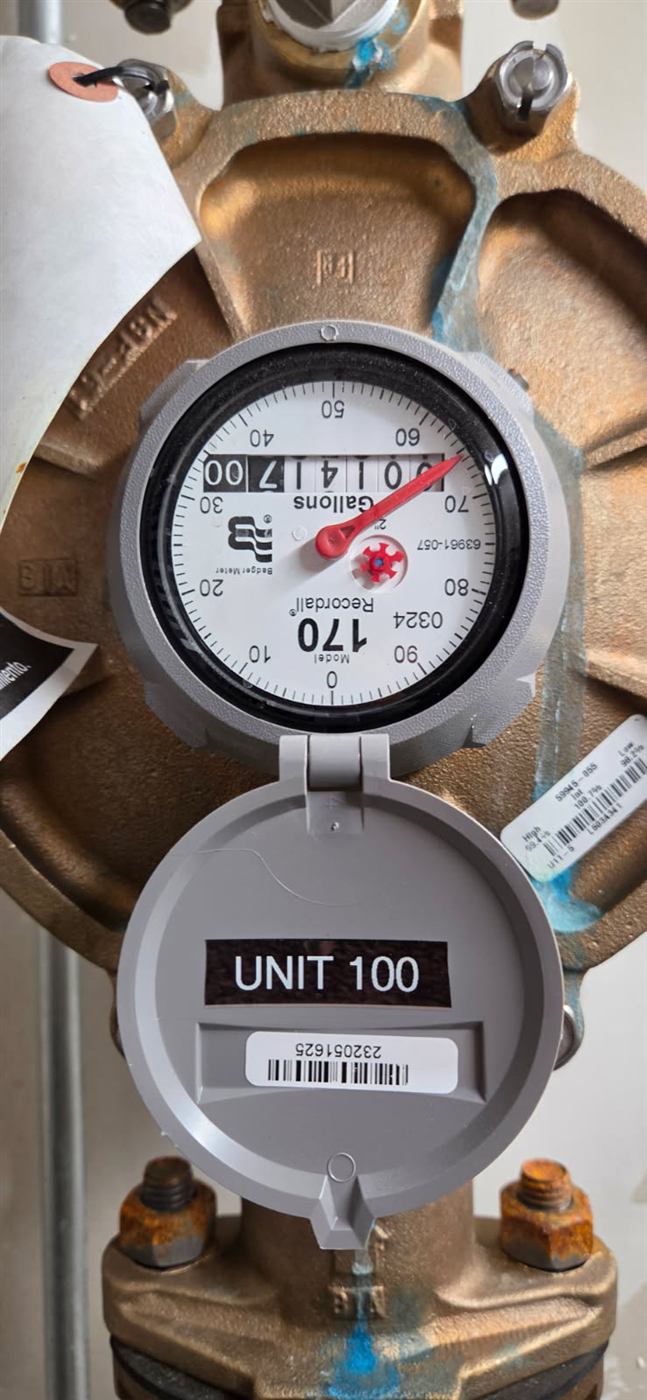 Water meter reading